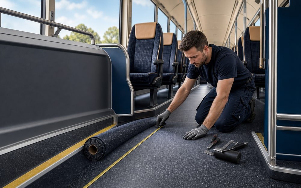Commercial vehicle flooring project
